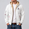 Men's Contrast-Lined Hooded Full-Zip Jacket