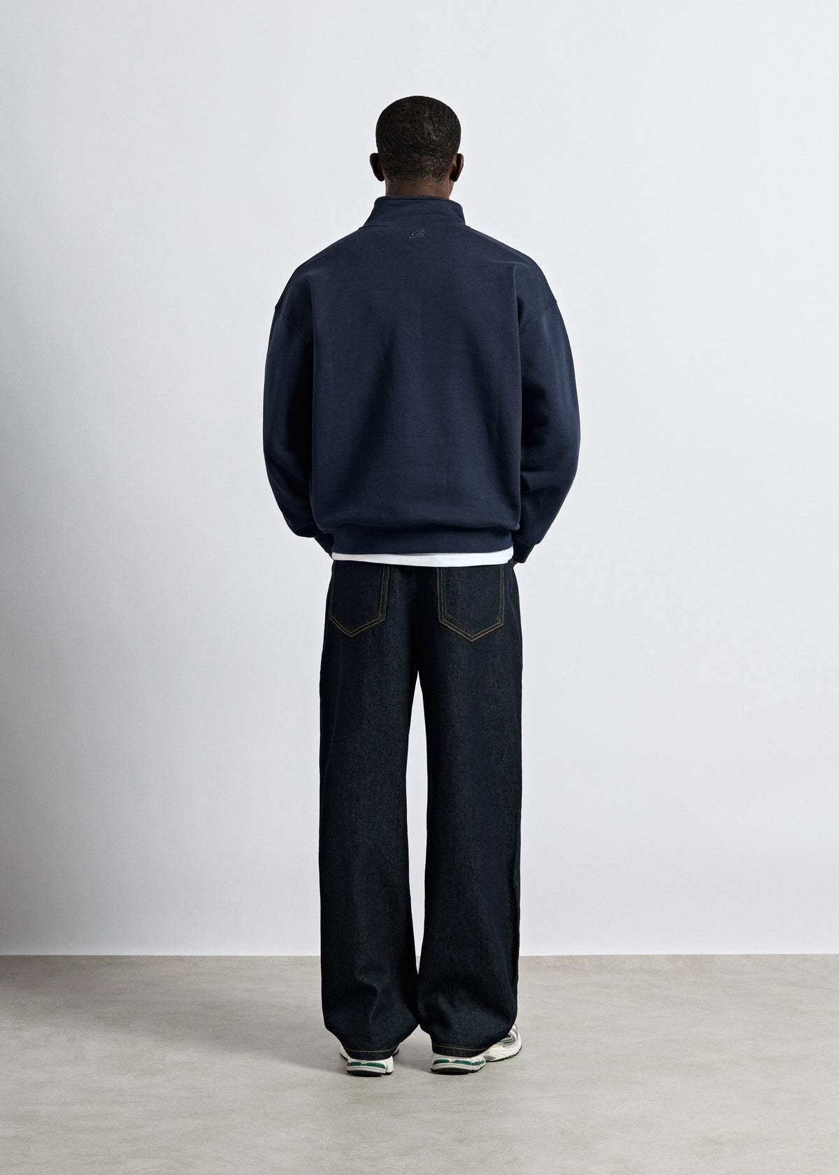 Oversize Mock Neck Sweater