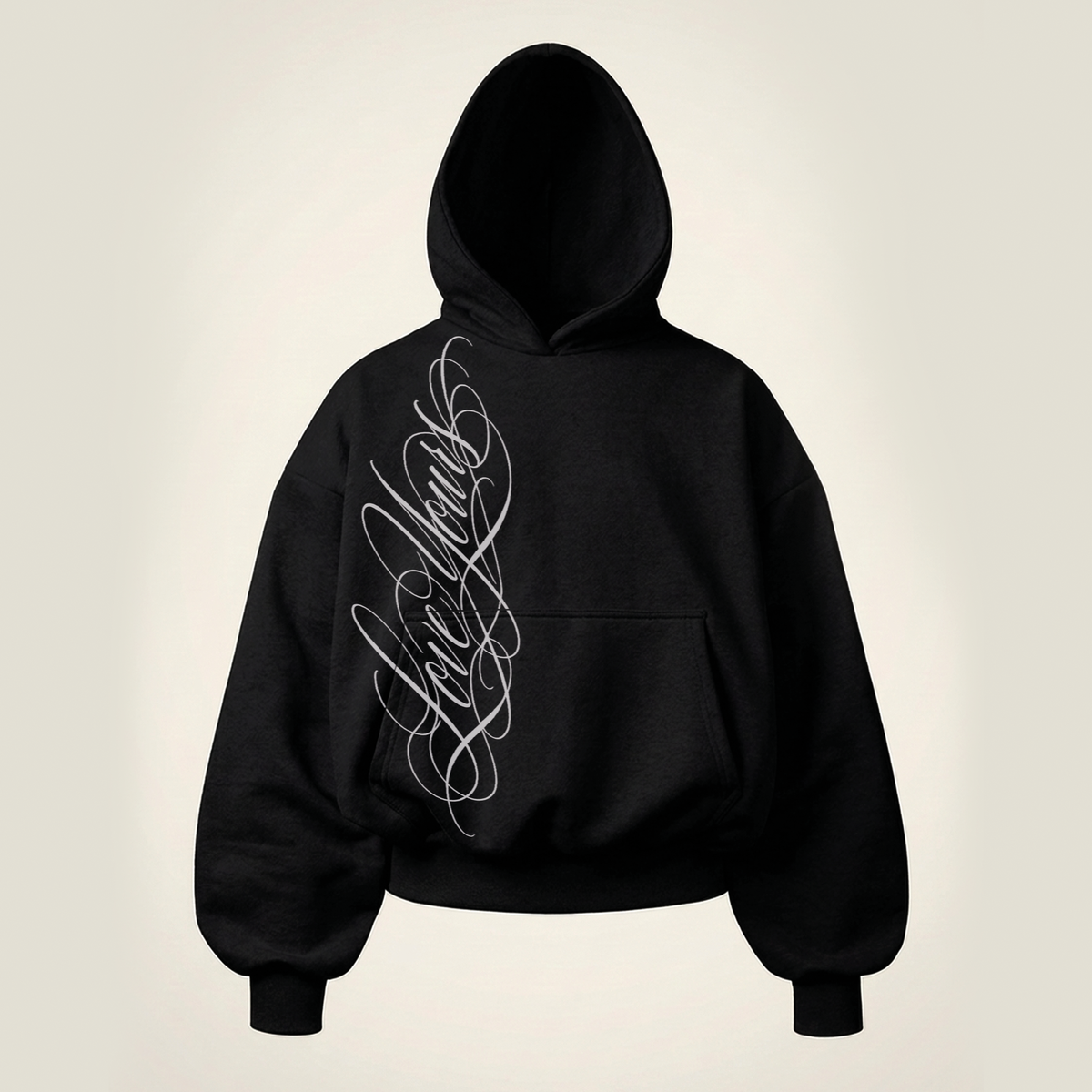 "LOVEYOURS" boxy hoodie