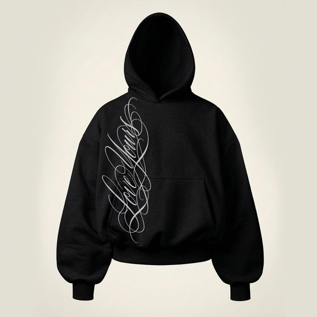 "LOVEYOURS" boxy hoodie